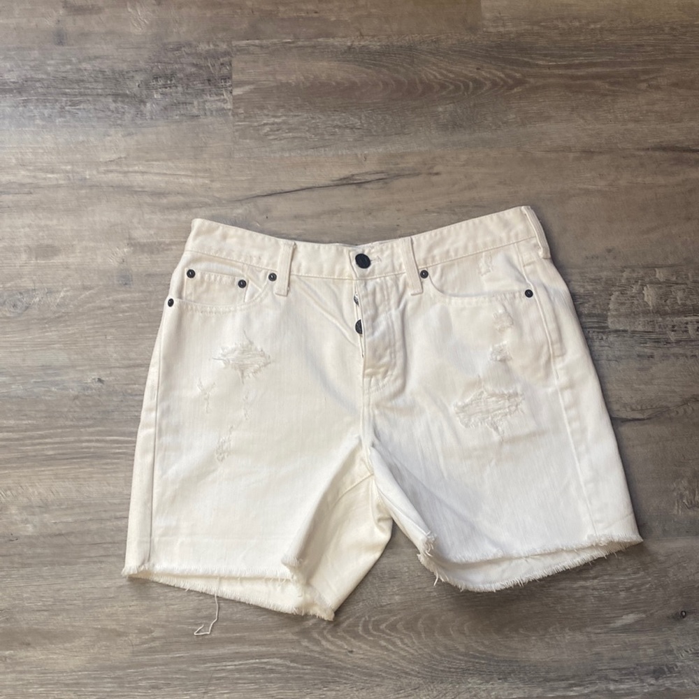 New  J . Crew distress short size 27 waist
